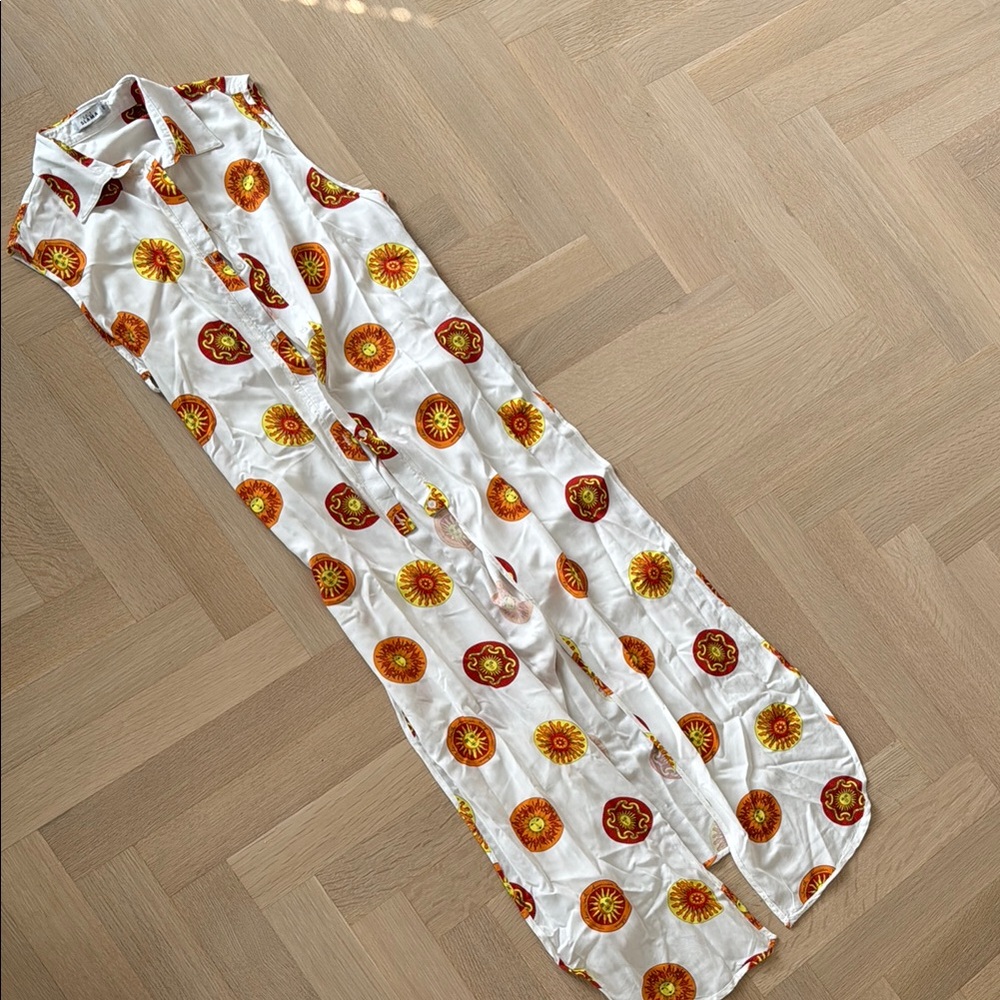 Amir Slama Long Button Down Kaftan Size S